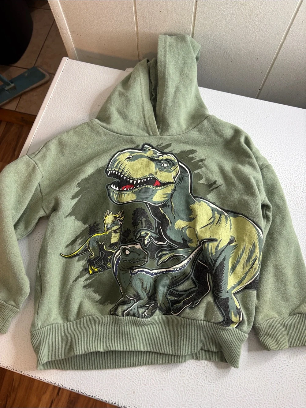 Kids Olive Green Jurassic World Hoodie & Joggers
